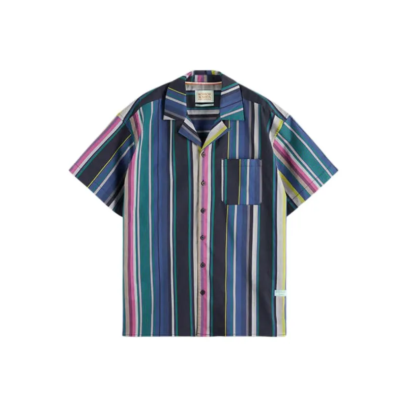 Scotch&Soda SS24 Shirt Men's Stripes-0