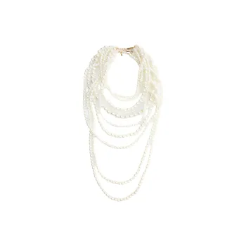 ZARA Polymethyl Methacrylate Necklaces Women's Gold
