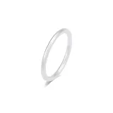 Sand Surface Plain Band Ring-Silver