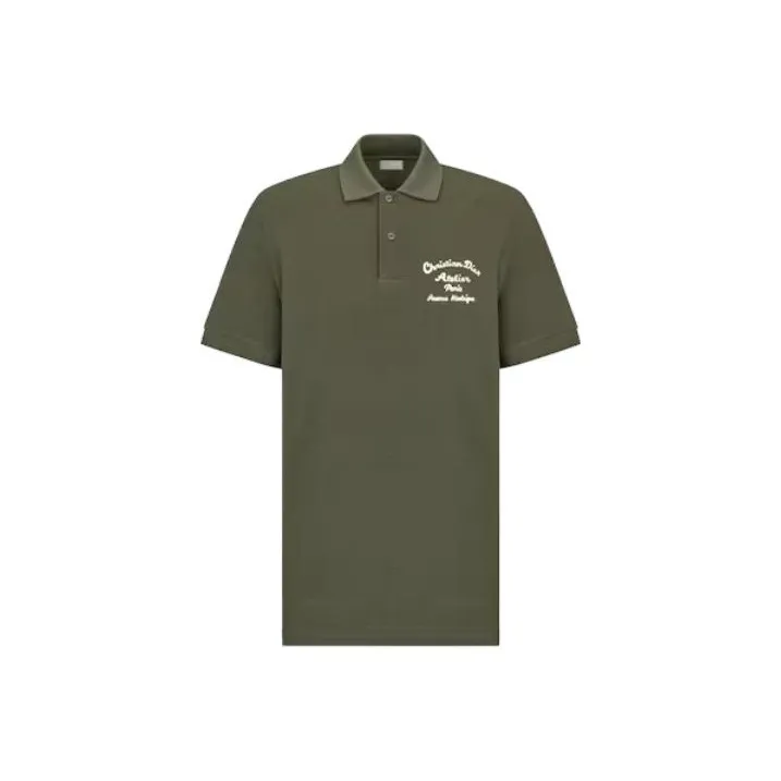 DIOR CHRISTIAN DIOR ATELIER Polo Shirt Men's Green-0
