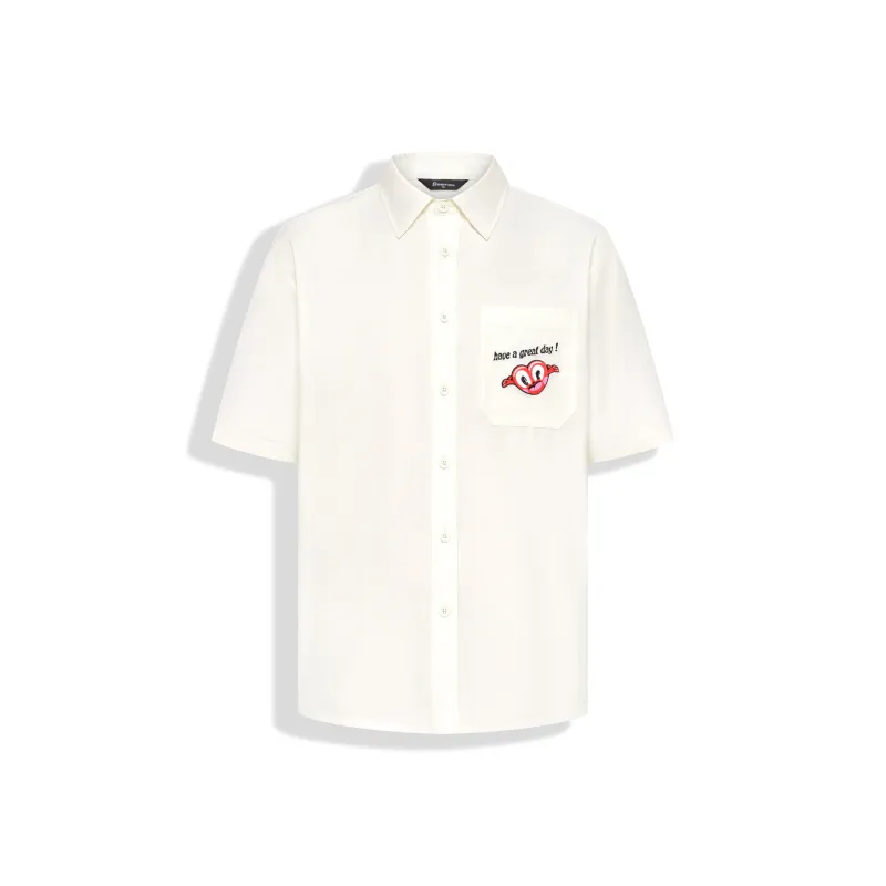 Biyin Leufen Hattie Collaboration Collection Shirt Loose Fit Men's-0