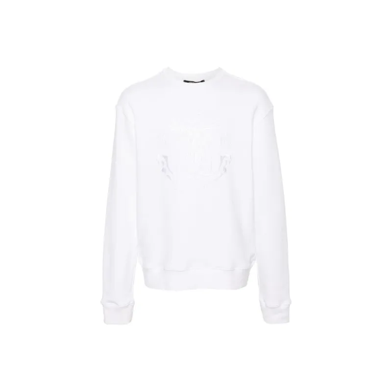 Roberto Cavalli Logo embroidered Cotton Sweatshirt-0