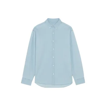 Maison Kitsune Shirts Men Light Blue