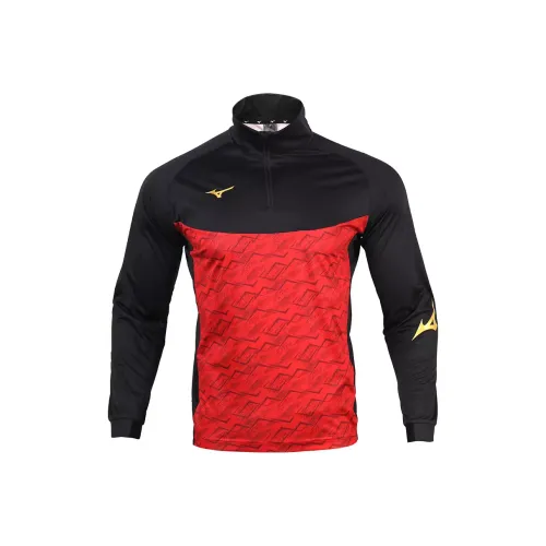 Mizuno Sweatshirt Men's Red Black