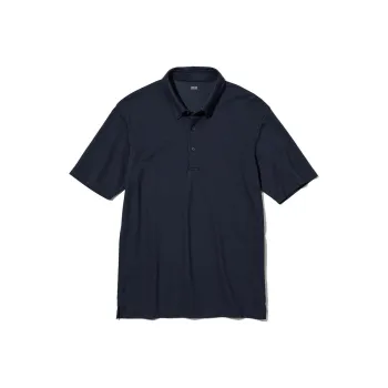 UNIQLO Polo Shirts Men Navy Blue-69