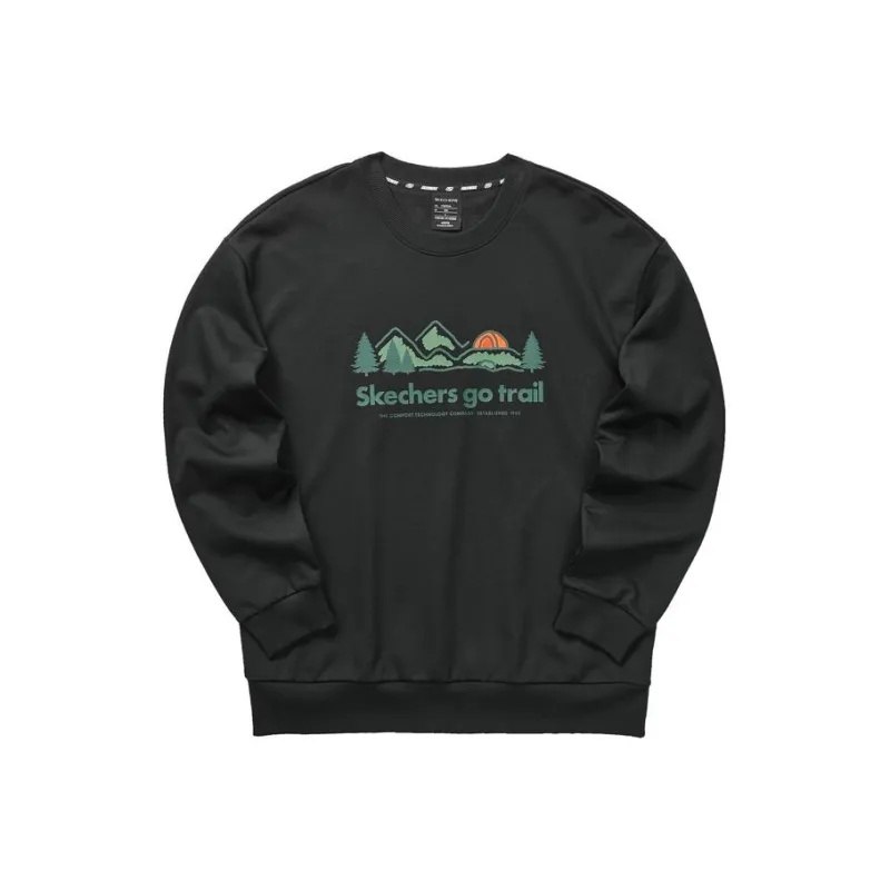 Skechers Stroll Sweatshirt Unisex Carbon Black-0
