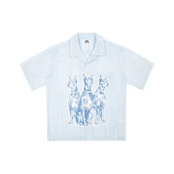 EMPTY REFERENCE Shirts Unisex Blue White Stripes