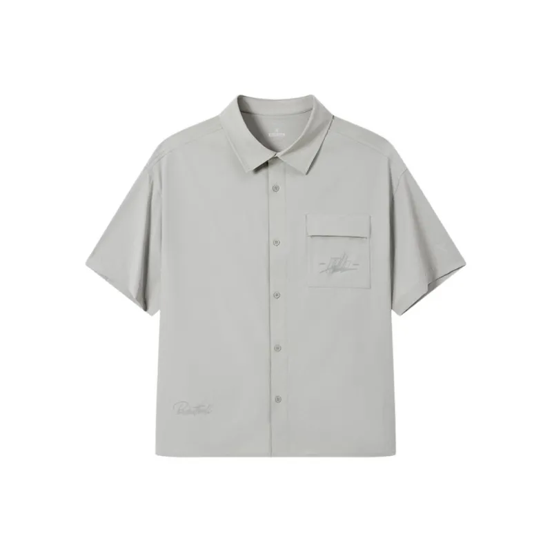 XTEP Shirt Men's City Solitude Gray-0