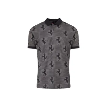 Ferrari Polo Shirts Men Black