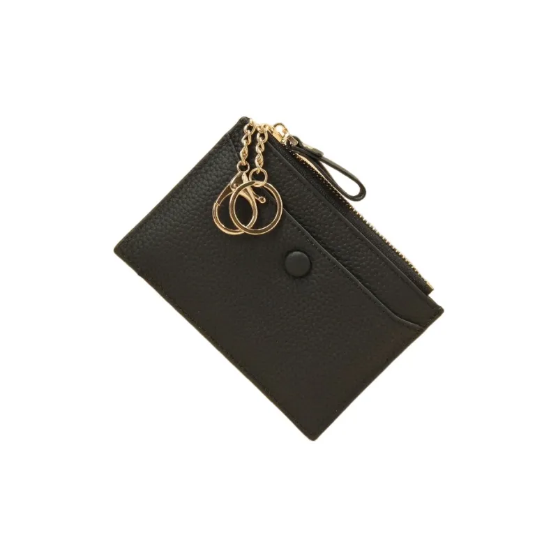Tong Tong Rabbit Top Grain Cow Leather Coin Purse Women's Yellow/Gray/Orange/Pink/Maroon/Black-6