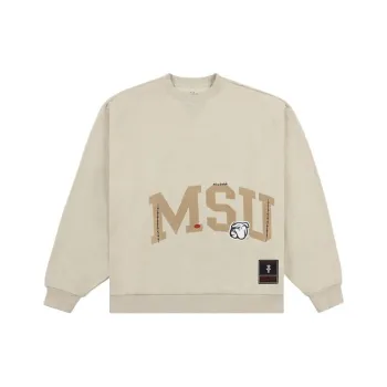 Travis Scott X Mitchell & Ness Mississippi State Bulldogs Pullover Sweatshirt