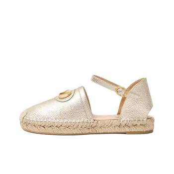 Valentino Ballerina Espadrilles Women's Gold