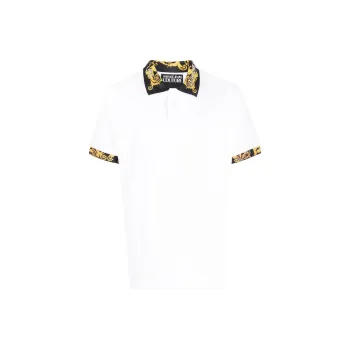 VERSACE JEANS COUTURE Polo Shirts Men White