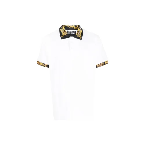 VERSACE JEANS COUTURE Polo Shirts Men White