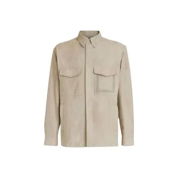 ETRO Suede Safari Shirt Jacket