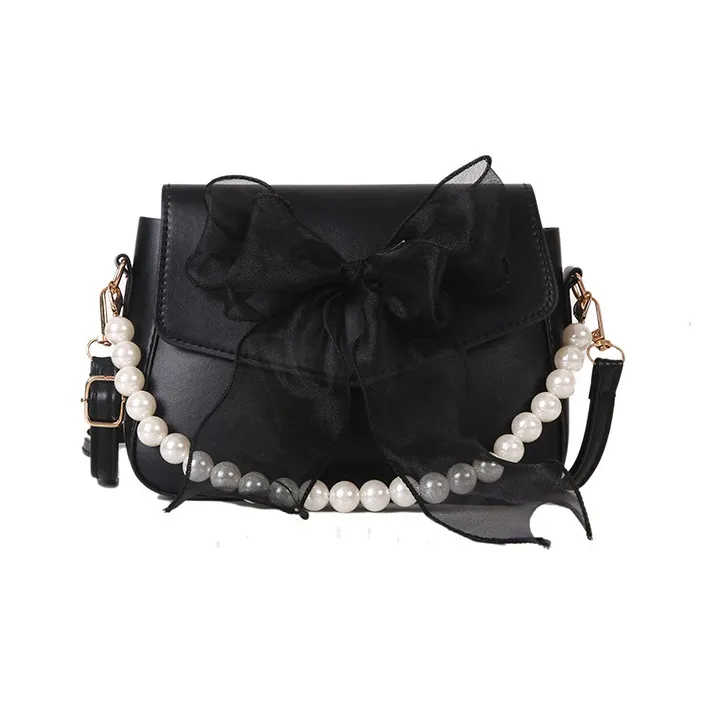 Yalu PU Handbag, Crossbody Bag Regular Unisex White/Black/Blue/Pink-3