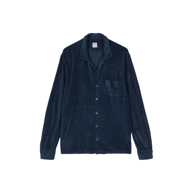 FEDELI Glenan Terry Cloth effect Shirt-0