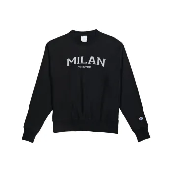 Champion SS24 Reverse Woven Collection Milan Sweatshirt Men's Black