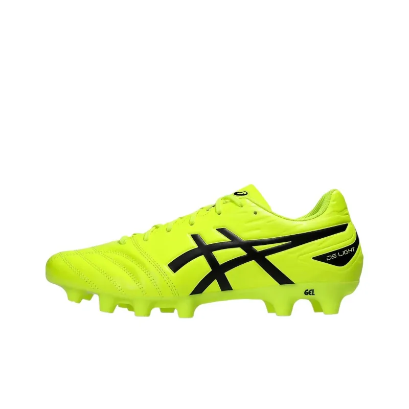 Asics Ds Light Club Anti Slip Wear Resistant Soccer Shoes Unisex Yellow Black-0