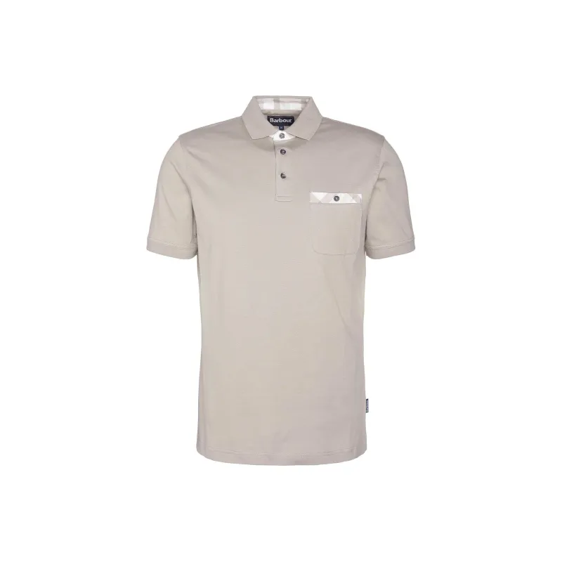BARBOUR Hirstly FW24 Polo Shirt Men's Gray-0