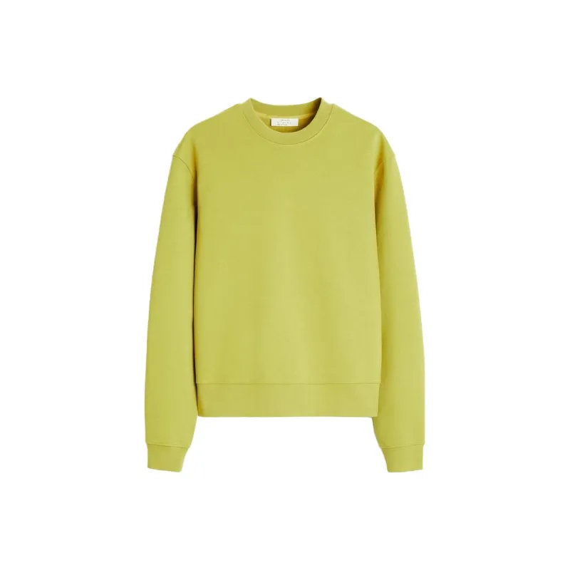 ZARA Sweatshirts Men Yellow Green-0