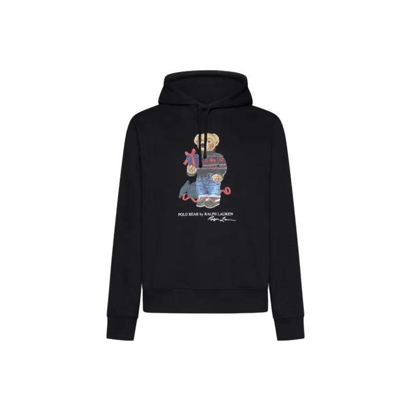 Polo Ralph Lauren Bear Printed Drawstring Hoodie-5