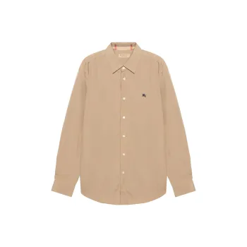 Burberry Stretch Cotton Poplin Ekd Shirt