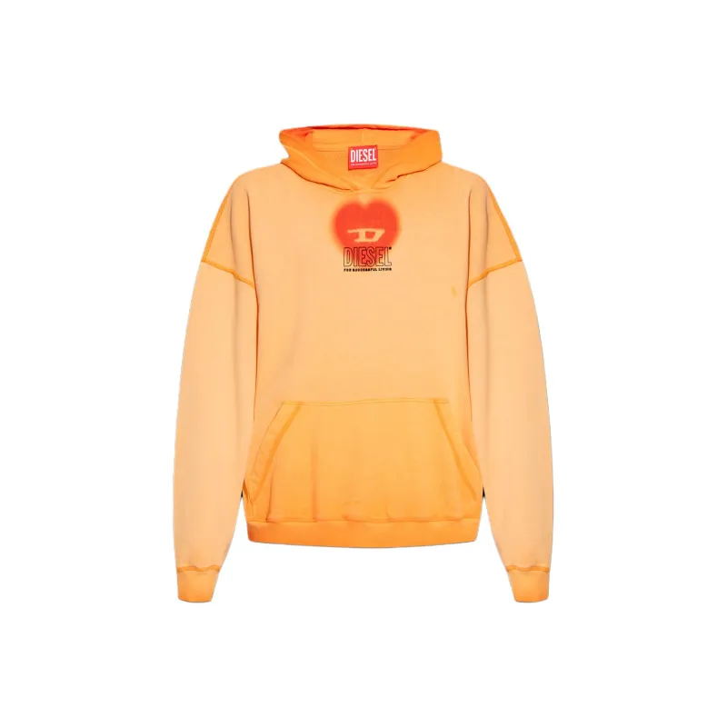 DIESEL Sweatshirts Men Orange-0