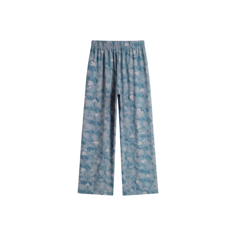 Mm Casual Pants Women's Blue-1
