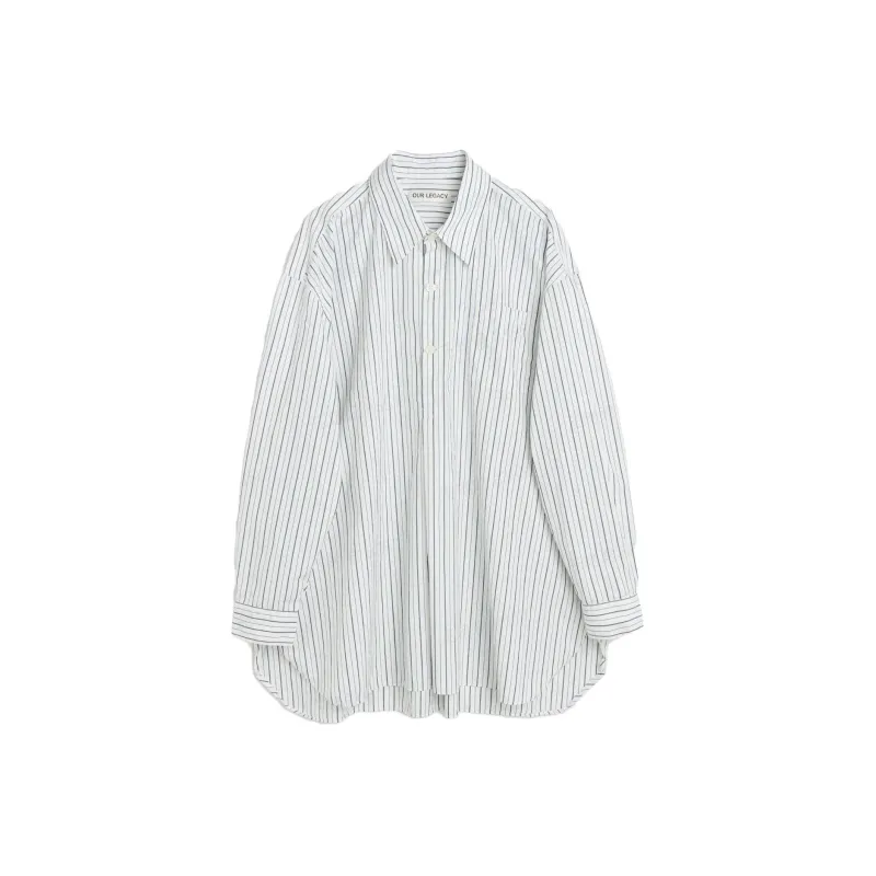 OUR LEGACY Striped Long Sleeved Buttoned Shirt-0
