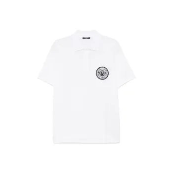 BALMAIN Coin Printed Polo Shirt