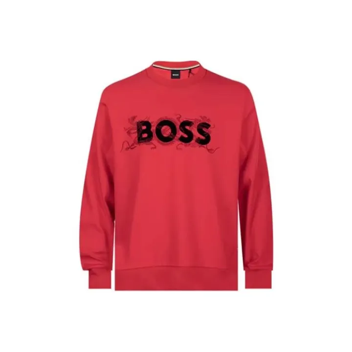 HUGO BOSS Sweatshirts Men Red-0