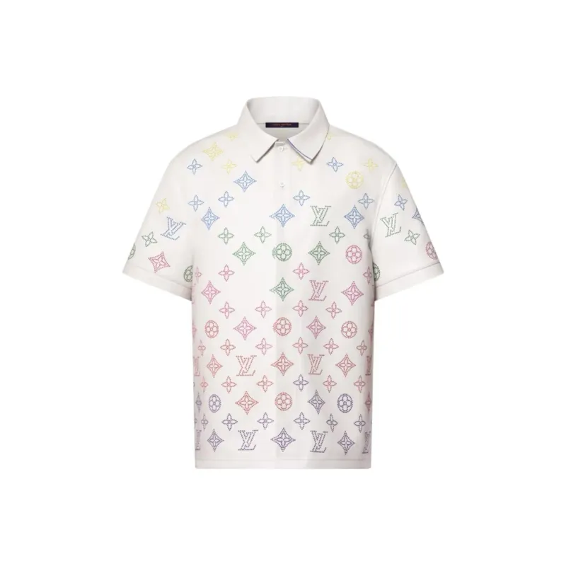 LOUIS VUITTON SS25 Spring Men's Collection Polo Shirt Men's White-0
