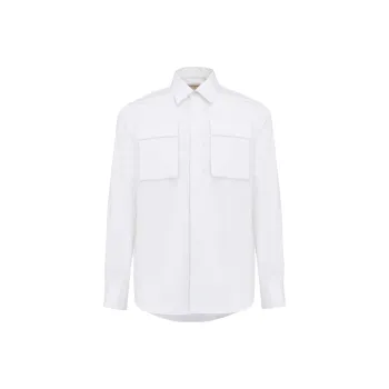 Alexander McQueen Long Sleeved Pocket Detailed Shirt