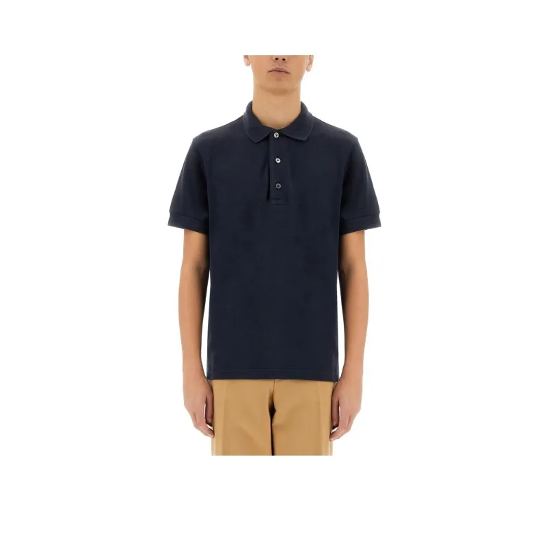 TOM FORD Logo Embroidered Short Sleeved Polo Shirt-0