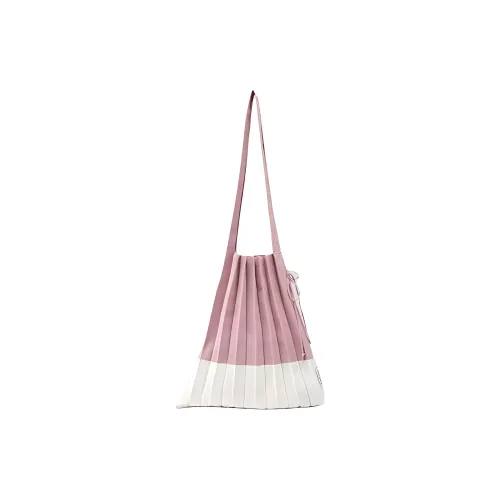 JOSEPH&STACEY Recycled Polyester Crossbody Bag Shoulder Bag Medium Size Women's Pink & White