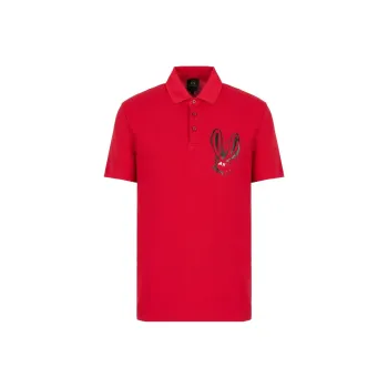 ARMANI EXCHANGE Polo Shirts Men Red