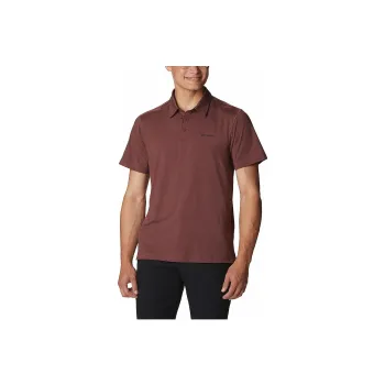 Columbia Tech Trail Polo Shirts Men Light Grape