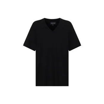 GIORGIO ARMANI Asv Stretch Viscose Jersey Short sleeved Polo Shirt
