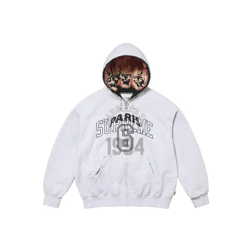 Supreme MM6 Maison Margiela Zip Up Hooded Sweatshirt