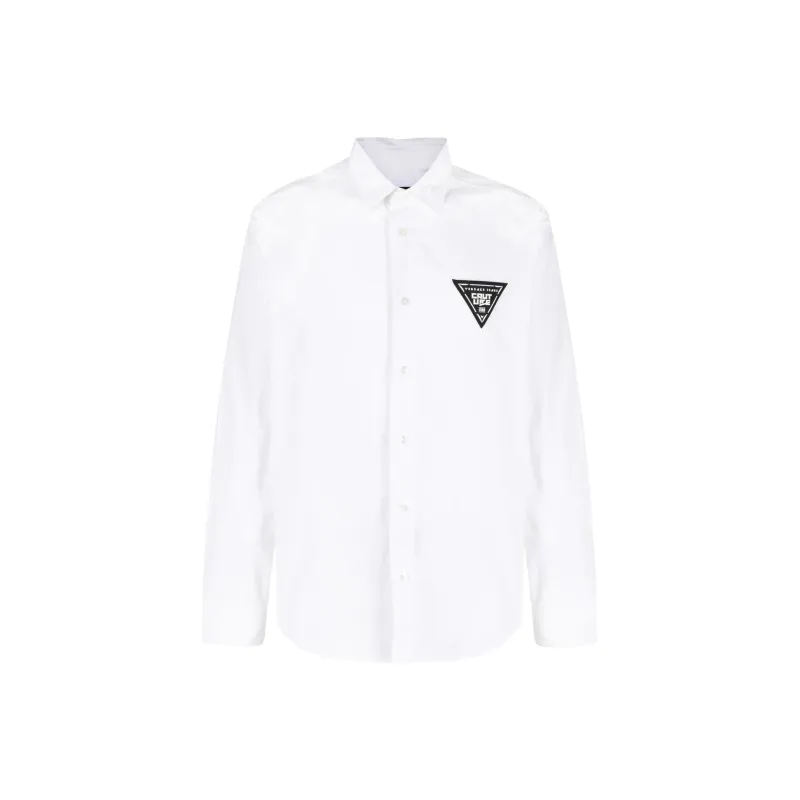 VERSACE JEANS COUTURE Shirts Men White-0