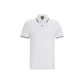 HUGO BOSS Passertip Logo Patch Polo Shirt