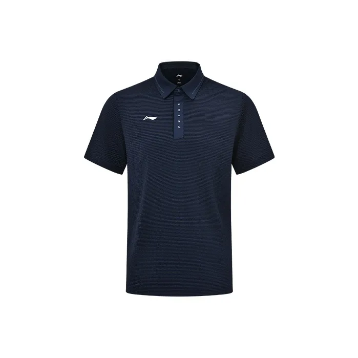 LINING Polo Shirts Men Ink Blue-0