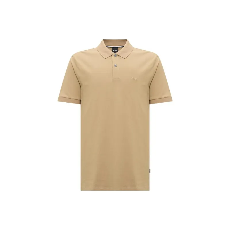 HUGO BOSS Logo Embroidered Regular-Fit Polo Shirt-0