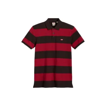 Levis Polo Shirts Men Red Black