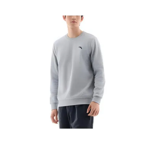 Anta Variety Training Collection Sweatshirt Men's BC17 Gray Heather Gray
