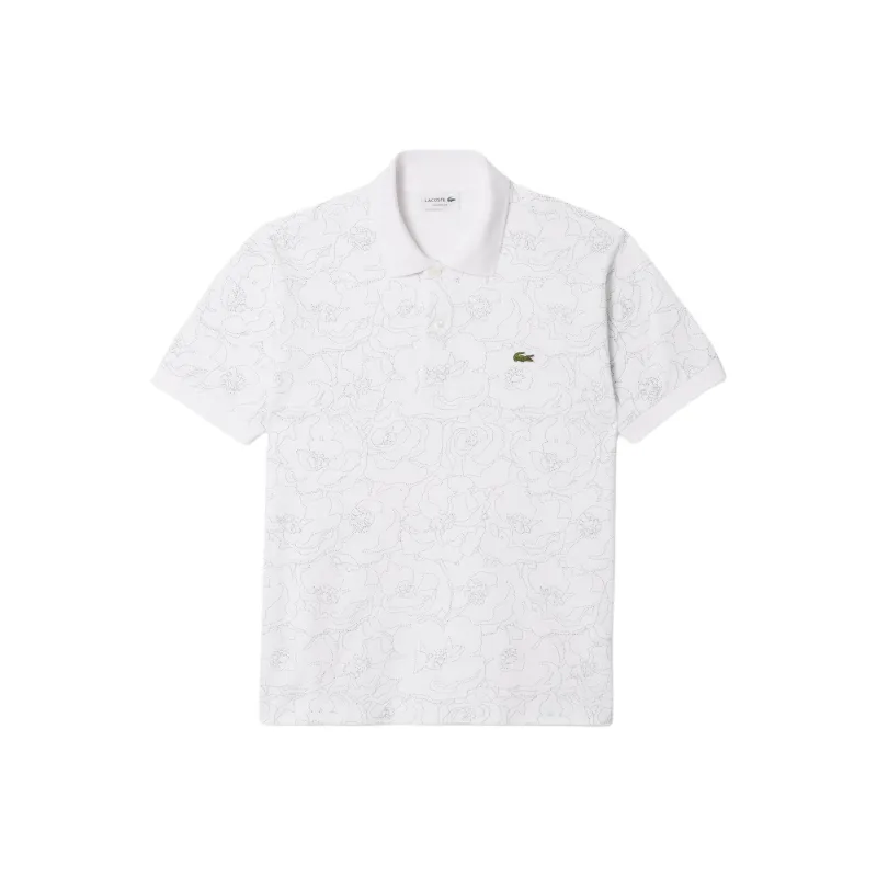 LACOSTE Flower Print L.12.12 Polo Shirt-0
