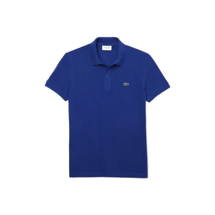 LACOSTE Logo patch Cotton Polo Shirt-0