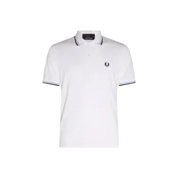 FRED PERRY Striped Trim Polo Shirt