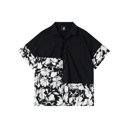 XINYINSU Patchwork Floral Unisex Shirt
